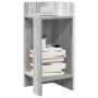 Mesa auxiliar con estante gris sonoma 25,5x27x60 cm | Foro24.es | Tu tienda online para hogar, jardín y más Foro24.es