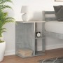 Mesita de noche madera contrachapada gris hormigón 46,5x29x61cm by , Nightstands - Ref: Foro24-858656, Price: 35,10 €, Discou...