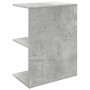 Mesita de noche madera contrachapada gris hormigón 46,5x29x61cm by , Nightstands - Ref: Foro24-858656, Price: 35,10 €, Discou...