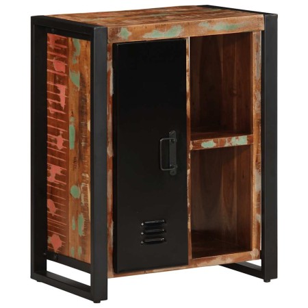 Aparador madera maciza reciclada multicolor 55x35x70 cm by , Sideboards - Ref: Foro24-4013578, Price: 183,99 €, Discount: %