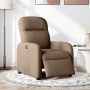 Sillón reclinable eléctrico de tela marrón by , Armchairs - Ref: Foro24-3302956, Price: 231,81 €, Discount: %