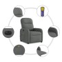 Sillón reclinable de masaje eléctrico tela gris oscuro von , Sessel - Ref: Foro24-3302963, Preis: 271,84 €, Rabatt: %