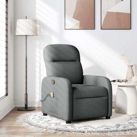 Sillón de masaje reclinable de tela gris oscuro by , Armchairs - Ref: Foro24-4015533, Price: 230,14 €, Discount: %