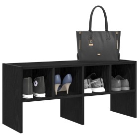 Zapatero apilable roble negro 89,5x30x40 cm von , Kommoden-Organizer und Bar-Kleiderbügel - Ref: Foro24-858841, Preis: 45,83 ...