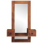 Espejo de pared con cajones madera maciza de acacia 60x33x90 cm by , Mirrors - Ref: Foro24-4102372, Price: 127,67 €, Discount: %