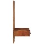 Espejo de pared con cajones madera maciza de acacia 60x33x90 cm by , Mirrors - Ref: Foro24-4102372, Price: 127,67 €, Discount: %