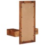 Espejo de pared con cajones madera maciza de acacia 60x33x90 cm by , Mirrors - Ref: Foro24-4102372, Price: 127,67 €, Discount: %