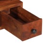 Espejo de pared con cajones madera maciza de acacia 60x33x90 cm by , Mirrors - Ref: Foro24-4102372, Price: 127,67 €, Discount: %