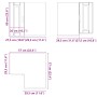 Mueble de cocina esquina pared Porto roble marrón von , Küchenschränke - Ref: Foro24-854104, Preis: 84,37 €, Rabatt: %