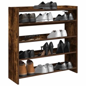 Zapatero madera contrachapada roble ahumado 80x25x81 cm von , Schuhregale und Schuhorganisatoren - Ref: Foro24-859909, Preis:...