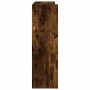 Zapatero madera contrachapada roble ahumado 80x25x81 cm de , Zapateros y organizadores de calzado - Ref: Foro24-859909, Preci...