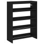 Mueble zapatero madera contrachapada negro 60x25x81 cm de , Zapateros y organizadores de calzado - Ref: Foro24-859879, Precio...