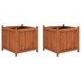 Blumenbeete 2 Einheiten aus Tannenholz 50x50x50 cm von vidaXL, Töpfe und Pflanzgefäße - Ref: Foro24-47250, Preis: 111,47 €, R...