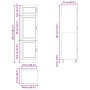 Mueble de cocina Porto de madera contrachapada roble sonoma von , Küchenschränke - Ref: Foro24-854110, Preis: 199,07 €, Rabat...