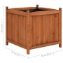 Blumenbeete 2 Einheiten aus Tannenholz 50x50x50 cm von vidaXL, Töpfe und Pflanzgefäße - Ref: Foro24-47250, Preis: 111,47 €, R...