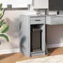 Torre de ordenador con cajón gris sonoma 35x45x77 cm by , Desks - Ref: Foro24-858745, Price: 62,44 €, Discount: %