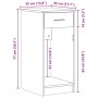 Torre de ordenador con cajón madera vieja 35x45x77 cm von , Schreibtische - Ref: Foro24-858747, Preis: 61,04 €, Rabatt: %