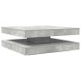 Mesa de centro giratoria 360 grados gris hormigón 90x90x34,5 cm by , Coffee table - Ref: Foro24-3321354, Price: 148,59 €, Dis...