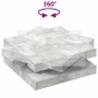 Mesa de centro giratoria 360 grados gris hormigón 90x90x34,5 cm by , Coffee table - Ref: Foro24-3321354, Price: 148,59 €, Dis...