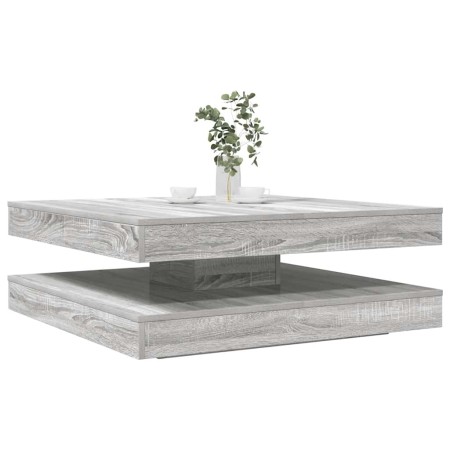 Mesa de centro giratoria 360 grados gris Sonoma 90x90x34,5 cm by , Coffee table - Ref: Foro24-3321356, Price: 137,25 €, Disco...