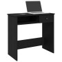 Escritorio de madera contrachapada negro 80x40x75 cm von , Schreibtische - Ref: Foro24-860473, Preis: 64,29 €, Rabatt: %