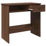 Escritorio de madera de ingeniería roble marrón 80x40x75 cm by , Desks - Ref: Foro24-860478, Price: 67,40 €, Discount: %