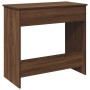 Escritorio de madera de ingeniería roble marrón 80x40x75 cm by , Desks - Ref: Foro24-860478, Price: 67,40 €, Discount: %