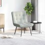 Sillón de relax terciopelo gris claro 64x74x84 cm von , Stühle - Ref: Foro24-4012317, Preis: 91,96 €, Rabatt: %
