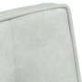 Sillón de relax terciopelo gris claro 64x74x84 cm von , Stühle - Ref: Foro24-4012317, Preis: 91,96 €, Rabatt: %