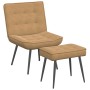 Sillón de relax con reposapiés terciopelo marrón von , Stühle - Ref: Foro24-4012334, Preis: 89,52 €, Rabatt: %