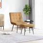 Sillón de relax con reposapiés terciopelo marrón von , Stühle - Ref: Foro24-4012334, Preis: 89,52 €, Rabatt: %