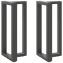 Patas de mesa bar forma T 2 uds acero antracita 40x35x(90-91)cm de , Patas para mesas - Ref: Foro24-4013074, Precio: 141,05 €...