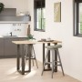 Patas de mesa bar forma T 2 uds acero natural 60x35x(90-91) cm by , Table legs - Ref: Foro24-4013083, Price: 152,63 €, Discou...