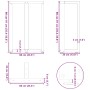 Patas de mesa bar forma T 2 uds acero natural 60x35x(90-91) cm by , Table legs - Ref: Foro24-4013083, Price: 152,63 €, Discou...