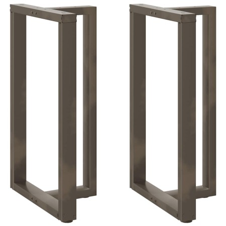 Patas mesa bar forma T 2 uds acero natural 60x35x(100-101) cm von , Tischbeine - Ref: Foro24-4013095, Preis: 156,37 €, Rabatt: %