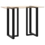 Patas de mesa bar forma T 2 uds acero negro 60x35x(110-111) cm by , Table legs - Ref: Foro24-4013104, Price: 182,27 €, Discou...