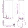 Patas de mesa bar forma T 2 uds acero negro 60x35x(110-111) cm by , Table legs - Ref: Foro24-4013104, Price: 182,27 €, Discou...