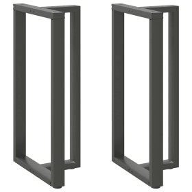 Patas mesa bar forma T 2 uds acero antracita 60x35x(110-111)cm von , Tischbeine - Ref: Foro24-4013106, Preis: 157,17 €, Rabat...