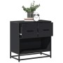 Mesilla de noche negra 60x31x60 cm madera procesada y metal de , Mesitas de noche - Ref: Foro24-848694, Precio: 66,91 €, Desc...