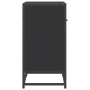 Mesilla de noche negra 60x31x60 cm madera procesada y metal de , Mesitas de noche - Ref: Foro24-848694, Precio: 66,91 €, Desc...