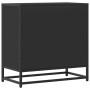 Mesilla de noche negra 60x31x60 cm madera procesada y metal de , Mesitas de noche - Ref: Foro24-848694, Precio: 66,91 €, Desc...
