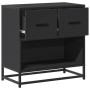 Mesilla de noche negra 60x31x60 cm madera procesada y metal de , Mesitas de noche - Ref: Foro24-848694, Precio: 66,91 €, Desc...