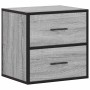 Mesita de noche de pared gris sonoma 40x31x39,5 cm de , Mesitas de noche - Ref: Foro24-848730, Precio: 46,91 €, Descuento: %