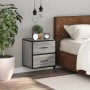 Mesita de noche de pared gris sonoma 40x31x39,5 cm de , Mesitas de noche - Ref: Foro24-848730, Precio: 46,91 €, Descuento: %