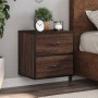 Mesita de noche de pared color roble marrón 40x31x39,5 cm von , Nachttische - Ref: Foro24-848732, Preis: 46,38 €, Rabatt: %