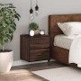 Mesita de noche de pared color roble marrón 40x31x39,5 cm von , Nachttische - Ref: Foro24-848732, Preis: 46,38 €, Rabatt: %