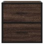 Mesita de noche de pared color roble marrón 40x31x39,5 cm von , Nachttische - Ref: Foro24-848732, Preis: 46,38 €, Rabatt: %