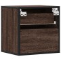 Mesita de noche de pared color roble marrón 40x31x39,5 cm von , Nachttische - Ref: Foro24-848732, Preis: 46,38 €, Rabatt: %