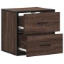 Mesita de noche de pared color roble marrón 40x31x39,5 cm von , Nachttische - Ref: Foro24-848732, Preis: 46,38 €, Rabatt: %
