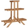 Pflanzenständer aus Tannenholz 83x25x83 cm von vidaXL, Topfständer - Ref: Foro24-47234, Preis: 35,17 €, Rabatt: %